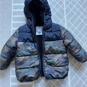 GAP Kids Camo Puffer Jacket